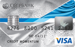 Кредитная карта Сбербанк Momentum